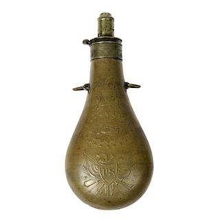 Batty Peace Flask Dated 1853