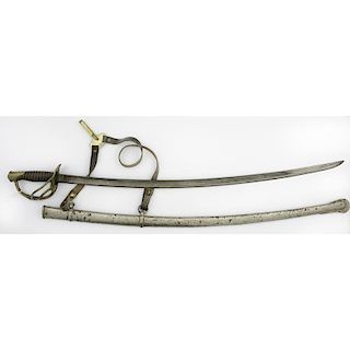 Pattern 1860 Cavalry Sword and Scabbard