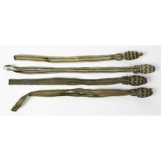Lot of Four Indian Wars Sword Knots