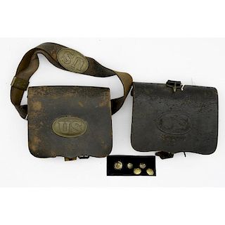US Civil War Cartridge Boxes