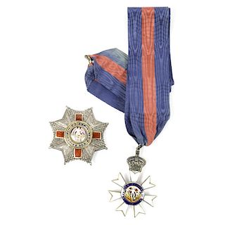 British Medal and Breast Star of the Order of St. Michael and St. George