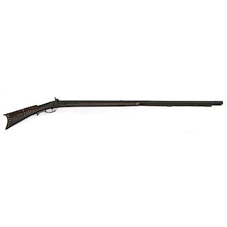 Percussion Halfstock Rifle With Brass Tacks