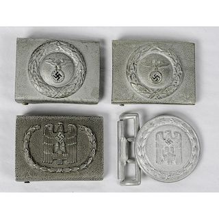 Lot of 4 Buckles Consisting of 2 RLB and 2 Red Cross