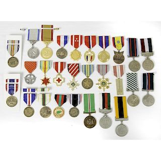 Various Military Medals from Various Countries