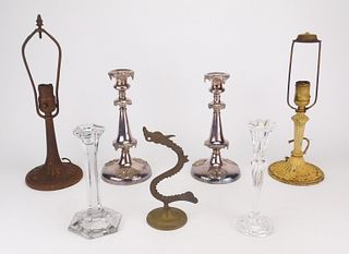 Lamps and candlesticks