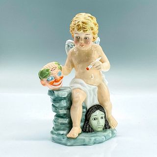 Cherub Creating Art - Royal Doulton Figurine