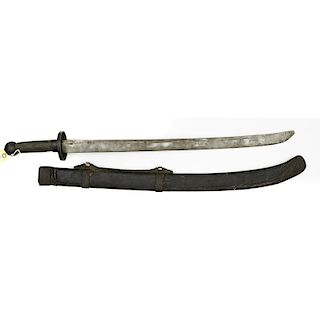 Old Chinese Sword Possibly from the Boxer Rebellion Era