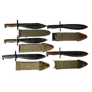 Lot of 5 U.S. Model 1909 Bolo Knives