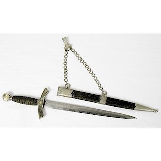 First Model Luftwaffe Dagger with Chain