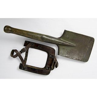 WWII Russian Army Shovel with Carrier