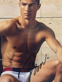 Cristiano Ronaldo signed photo
