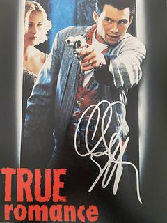True Romance Christian Slater signed photo