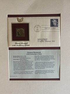 Eleanor Roosevelt 100th Anniversary commemorative first day cover