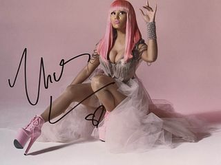 Nicki Minaj signed photo