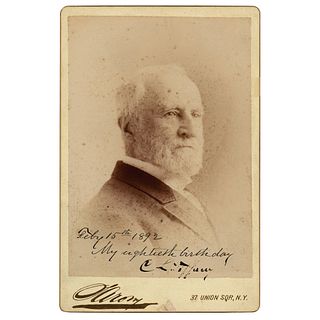 Charles L. Tiffany Signed Photograph From His 80th Birthday