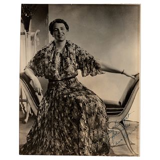 Eleanor Roosevelt Signed Photograph