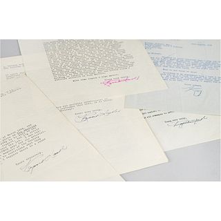 Raymond Chandler (5) Typed Letters Signed