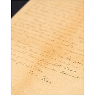 Albert Einstein Autograph Letter Signed to Son on Psychiatric Care, the USA, and Literature