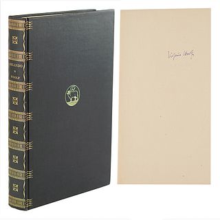 Virginia Woolf Signed Book: Orlando (Unsewn Ltd. Ed.)