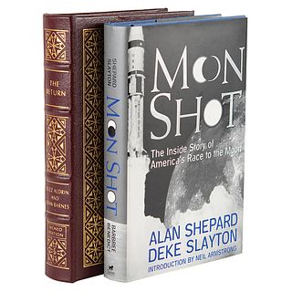 Buzz Aldrin and Alan Shepard (2) Signed Books