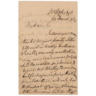 William Wilberforce Autograph Letter Signed