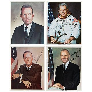 Mercury Astronauts (6) Signed Photographs