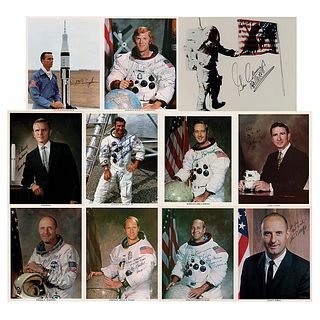 Apollo Astronauts (11) Signed Photographs