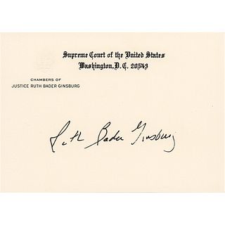 Ruth Bader Ginsburg Signature