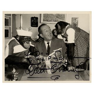 Walt Disney Signed Photograph