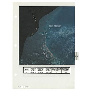 Apollo 9 Flown Photo Map Checklist Page