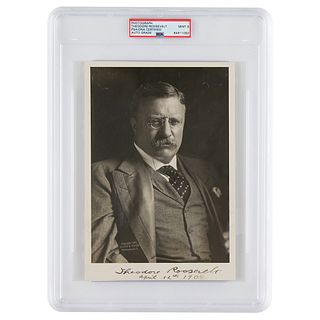 Theodore Roosevelt Signed Photograph as President - PSA MINT 9