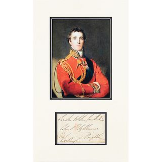 Duke of Wellington Signed Free Frank