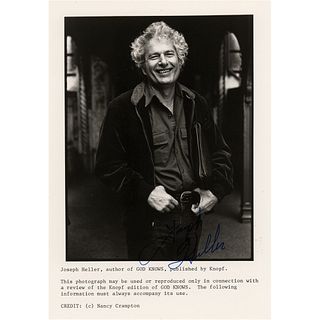 Joseph Heller (2) Signed Items: Photograph and Program