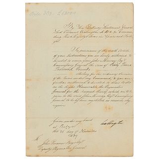 Duke of Wellington Document Signed