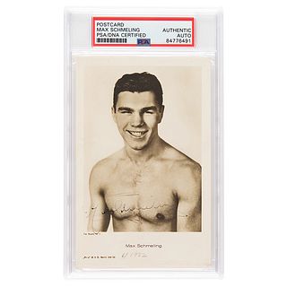 Max Schmeling Signed Photograph