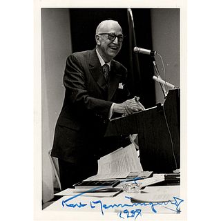 Karl Menninger (4) Signed Photographs
