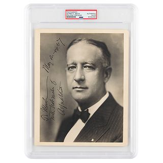 Alfred E. Smith Signed Photograph