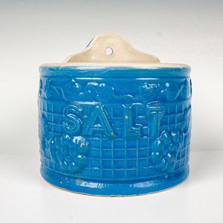 Antique Stoneware Crock Salt Container