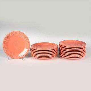 13pc Set of Fiesta Rose Small Plates
