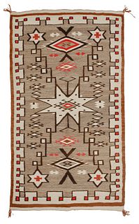 A Navajo Storm Pattern variant rug