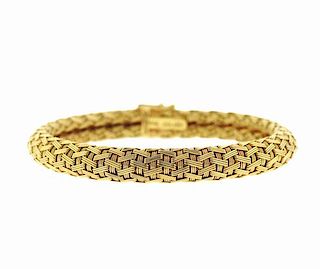 Gregg Ruth 18k Gold Braided Bracelet