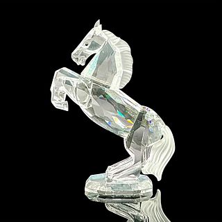 Swarovski Silver Crystal Figurine, Stallion White