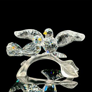Swarovski Crystal Figurine, Turtle Doves