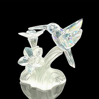 Swarovski Silver Crystal Figurine, Hummingbird