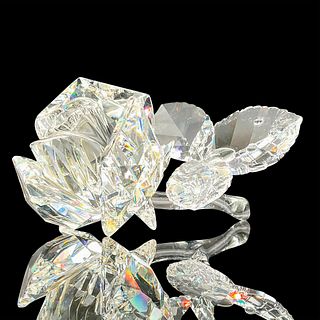 Swarovski Silver Crystal Figurine, Rose
