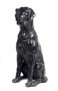 A Composite Figure of a Dog, Height 29 inches.