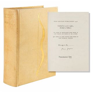 James Joyce Signed Book - Ulysses (Limited Edition, 1936)