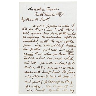 Charles Dickens Letter on the Origin of A Christmas Carol (March 1843)