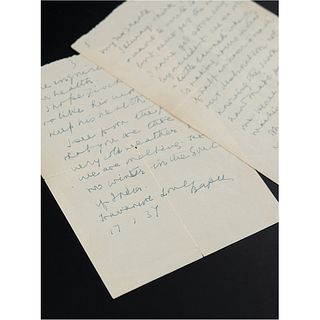 Mohandas Gandhi Autograph Letter Signed on Marriage and Self-Reliance