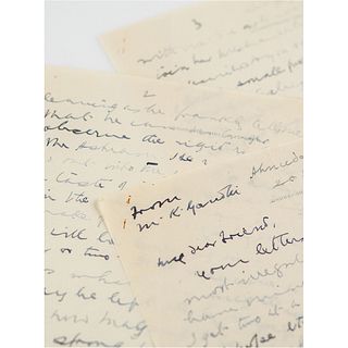 Mohandas Gandhi Autograph Letter Signed (Early in Struggle for Indian Independence)